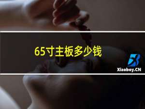 65寸主板多少钱