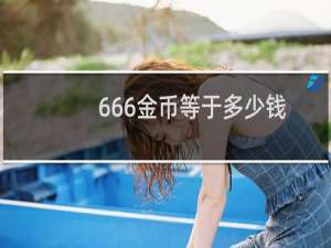 666金币等于多少钱