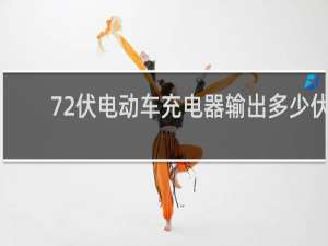 72伏电动车充电器输出多少伏