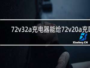 72v32a充电器能给72v20a充吗