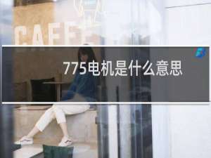 775电机是什么意思