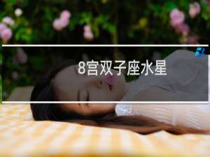 8宫双子座水星