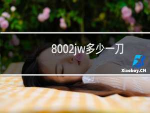 8002jw多少一刀