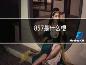 857是什么梗