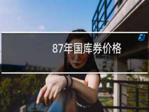 87年国库券价格