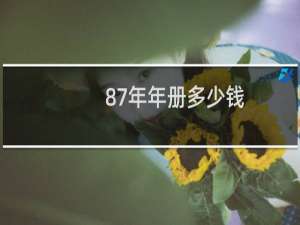 87年年册多少钱
