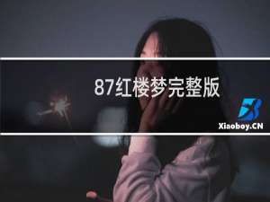 87红楼梦完整版