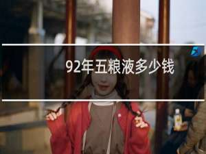 92年五粮液多少钱