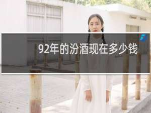 92年的汾酒现在多少钱