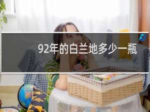 92年的白兰地多少一瓶