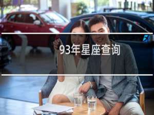 93年星座查询