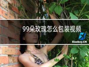 99朵玫瑰怎么包装视频