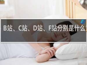 A站、B站、C站、D站、F站分别是什么意思什么梗