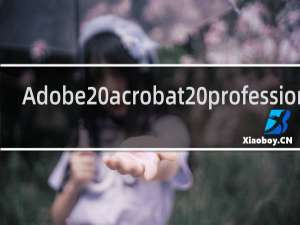 【Adobe acrobat professional】免费Adobe acrobat professional软件下载