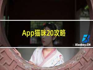 App猫咪 攻略