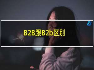 B2B跟B2b区别