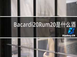 Bacardi Rum 是什么酒