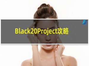 Black Project攻略