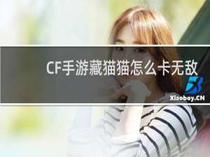 CF手游藏猫猫怎么卡无敌