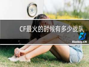 CF最火的时候有多少战队