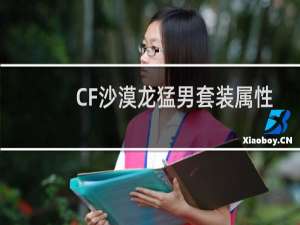 CF沙漠龙猛男套装属性