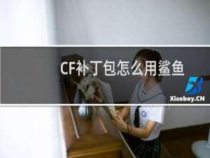 CF补丁包怎么用鲨鱼