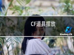 CF道具摆放
