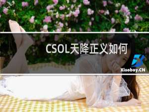 CSOL天降正义如何