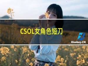 CSOL女角色短刀