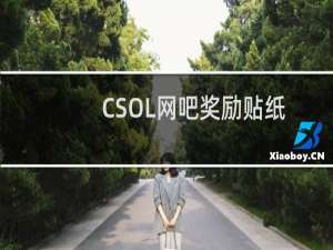 CSOL网吧奖励贴纸