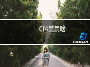 Cf4禁禁啥