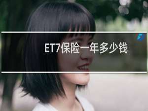 ET7保险一年多少钱