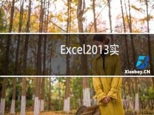 Excel2013实用技巧：[29]进行反向选择