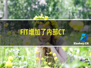 FIT增加了内部CT扫描