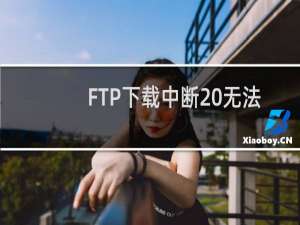 FTP下载中断 无法上传