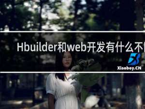 Hbuilder和web开发有什么不同