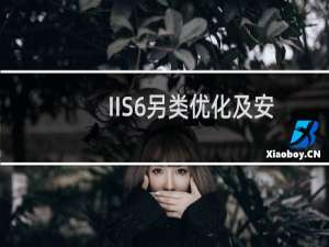 IIS6另类优化及安全设置