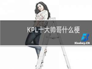 KPL十大帅哥什么梗