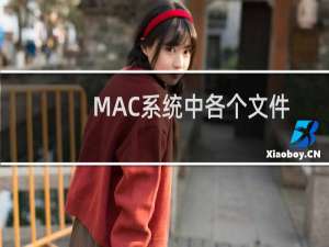MAC系统中各个文件夹详细介绍