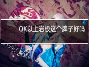 OK以上岩板这个牌子好吗