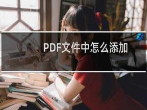 PDF文件中怎么添加盖章?