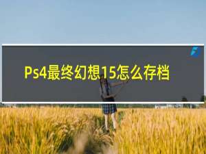 Ps4最终幻想15怎么存档