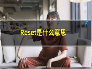 Reset是什么意思中文（英语Reset是什么意思）