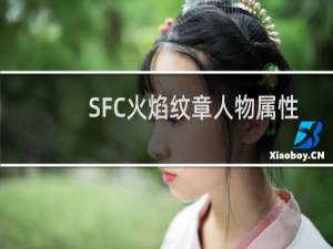 SFC火焰纹章人物属性