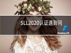 SLL  认证遇到问题  请看看是什么原因呢