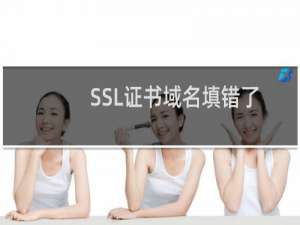 SSL证书域名填错了，能修改一下吗？