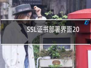 SSL证书部署界面 没有输入框 怎么弄