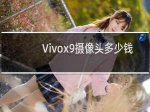 Vivox9摄像头多少钱