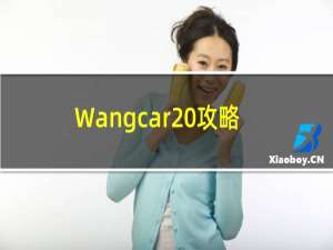 Wangcar 攻略