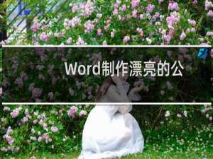 Word制作漂亮的公章